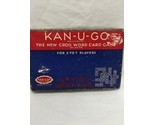 Vintage 1937 Kan-U-Go The New Cross Word Card Game Complete Red Backs - $71.27