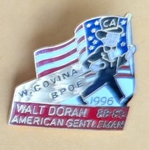 BPOE Walt Doran American Gentleman 1996 W. Covina CA. Pin - $4.95