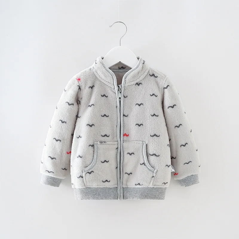 Winter Baby Coat Warm Children Coral Fleece Jackets Boys Windbreaker For Girls Z - £90.16 GBP