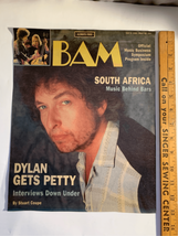 BOB DYLAN Laminated Cover Clipping BAM Magazine #231 1986-Blue City’ Movie Rev. - £8.33 GBP