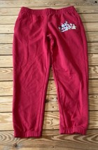 Disney Men’s Mickey Mouse Sweatpants size L Red AT - $12.77