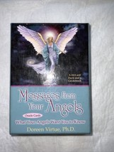 Messages From Your Angels Oracle Cards Doreen Virtue 44-DECK Guidebook Tarot - £31.39 GBP