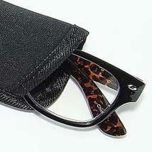 HUMMINGBIRD BLACK/TORTOISE BLUE-LIGHT READING GLASSES/POUCH: +0.00**NEW~... - £20.37 GBP