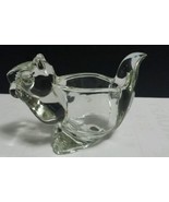 Vtg Avon Clear Glass Crystal SQUIRREL Tea Light Votive Candle Holder Pap... - £9.45 GBP