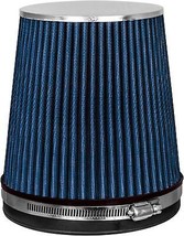 BLUE 6&quot; 152 mm Inlet Short Truck Cold Air Intake Cone Replacement Perfor... - $41.55