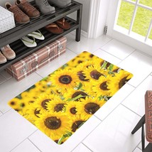 Sunflower Floral Flower Doormat (Rubber) - £26.37 GBP