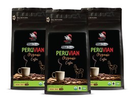 Ethical Coffee - Peruvian Whole B EAN S Organic Coffee - Small-Batch Coffee 3Pack - $51.26