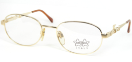 Vintage LUXOTTICA 2192 GEP GOLD EYEGLASSES GLASSES FRAME 52-19-130mm Italy - $72.87