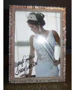 FRAMED MRS COLORADO TRACY LUDLOW AUTOGRAPHED IN DIAMOND STUDDED PHOTO FR... - $38.24