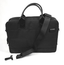 Michael Kors Men Black Durable Nylon Leather Large Travis Briefcase 37T6TVSA7C - £121.38 GBP