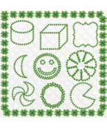 Mix Shape 8A-Digital ClipArt-Gift Tag-Cup-Notebook-Holidays-Clover-Websi... - £0.98 GBP