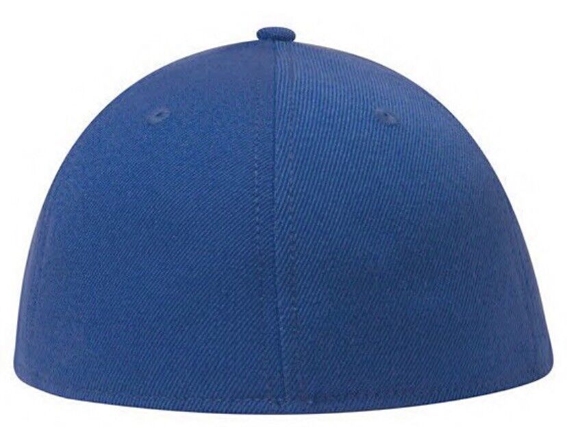 NEW ROYAL BLUE OTTO CAP HAT FLEX FIT S/M ADULT SZ FITTED FLAT BILL FITTED - $8.10