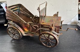 Vtg Berkeley Designs Music Box Copper Antique Car -  ‘Happy Days Are Her... - £18.13 GBP
