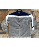 Vtg Hawaiian Island Creations Button Up Shirt-M-Blue Grey White Stripe-V... - $1,732.91 MXN