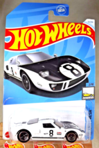 2024 Hot Wheels #12 Factory Fresh 2/10 FORD GT40 White w/Black 5 Spoke Wheels - £6.49 GBP
