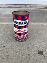 Vintage Oil Can Steed Transmission Conditioner Full, Unopened 5 Fl Oz - £11.86 GBP