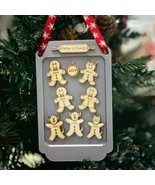 Custom Gingerbread Family Christmas Ornament 2024 - Personalized Holiday... - $479.79 MXN