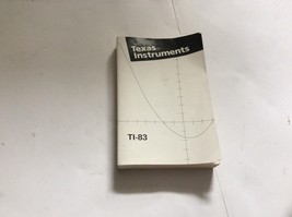 Texas Instruments Ti-83 Plus Graphing Calculator Manual Guidebook - £7.18 GBP