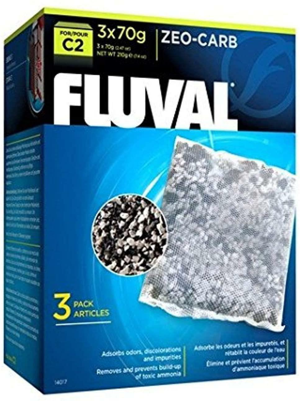 Fluval C2 Zeo-Carb Power Filter for Aquarium, Pack of 3 - $21.98
