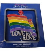 Regent Square Love is Love Rainbow Flag Pride Ornament Hld Global - €12,89 EUR