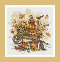 Fall Pumpkins Cross Stitch Pattern***LOOK*** - $2.95
