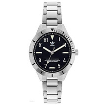 Adidas Women&#39;s Originals Fashion Edition Three Black Dial Watch - AOFH22053 - £74.59 GBP