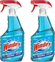 Windex Glass and Window Cleaner Spray Bottle, Bottle 2 Pack - $21.89 CAD