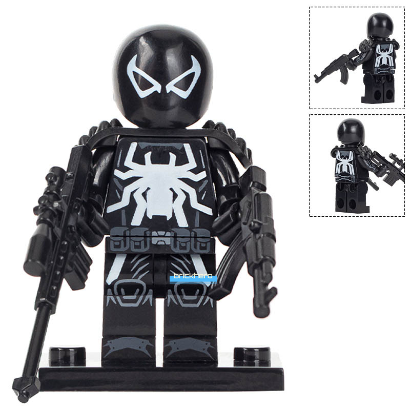 Agent Venom Marvel Comics Superheroes Lego Compatible Minifigure Brick Toys Gift