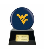 Large/Adult 200 Cubic Inch West Virginia Mountaineers Ball on Cremation Urn Base - $509.99