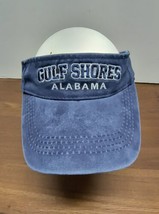 Gulf Shores Alabama Blue Visor Cap Hat Adjustable Baseball - $13.99