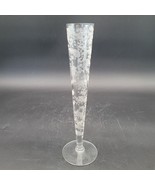 CAMBRIDGE CHANTILLY Crystal Bud Vase 10&quot; Flowers Elegant Etched Depressi... - $544.63 MXN