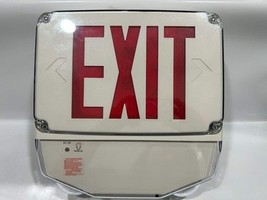 Commercial Safety Exit Sign LED Emergency Light Wet Combo (CWLEZXTEU1RWS... - $3,376.37 MXN