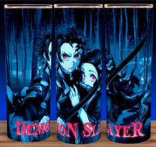 Demon Slayer Kimetsu No Yaiba Anime Nezuko and Tanjiro Cup Mug Tumbler Cup 20oz - £15.25 GBP