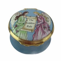 Vintage Mary Kay Halcyon Days Enamel Golden Rule Angels England Trinket Box 2000 - £29.38 GBP