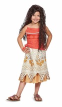 Disney Princess Moana Costume Sz 4-6X Sz 7/8 - £28.04 GBP