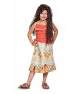 Disney Princess Moana Costume Sz 4-6X Sz 7/8 - £27.65 GBP