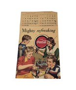 1952 Coca Cola Calendar Poster September/October Coke Sign Vintage Archery - $105.74 CAD