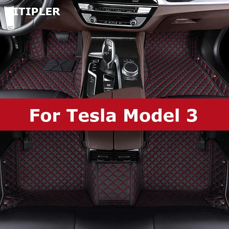 TITIPLER Custom Car Floor Mats For Tesla Model 3 2018 -2023 Years Foot Coche - £62.72 GBP