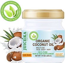 100% Pure Organic Coconut Oil. Extra VIRGIN/UNREFINED Cold Pressed. 100% Pure Mo - £19.97 GBP