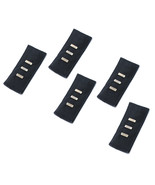 Adjustable Pant Waistband Hook Extensions (Black 5-Pack) - Instant Comfort - £7.16 GBP