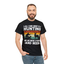 hunting and beer t shirt gift funny outdoor fun tee unisex stocking stuffer - £12.70 GBP+