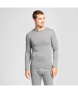 Goodfellow &amp; Co™ Mens Size Medium Gray Long Sleeve Wool Blend Thermal Un... - £17.88 GBP