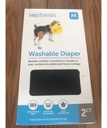 So Phresh Washable Diaper for Dogs Size M -2ct Ships N 24h - £23.12 GBP