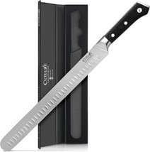 12&quot; Brisket Knife, Razor Sharp Meat And Bbq Knife, High Carbon German St... - £45.24 GBP