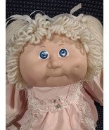 Cabbage Patch Kids blonde curly hair blue eyes vintage girl doll, Xavier... - £28.30 GBP