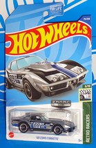 Hot Wheels 2022 Walmart ZAMAC Retro Racers #79 &#39;69 COPO Corvette - $5.00
