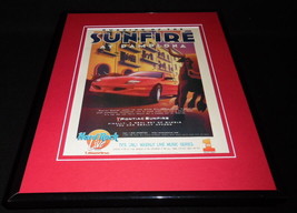 1997 Pontiac Sunfire / Hard Rock Live VH1 11x14 Framed ORIGINAL Advertisement - $34.64