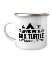 Box Turtle Camping Mug, Funny Box Turtle Camper Mug, Stainless Steel Reptile  - £14.42 GBP