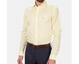 Tommy Hilfiger Men&#39;s Slim-Fit Stretch Solid Dress Shirt in Maize-Med 15 ... - $31.97