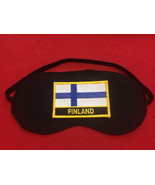 New  FINLAND  SLEEP MASK Eye Winter Olympics Face Sleepwear Soccer World... - £11.17 GBP